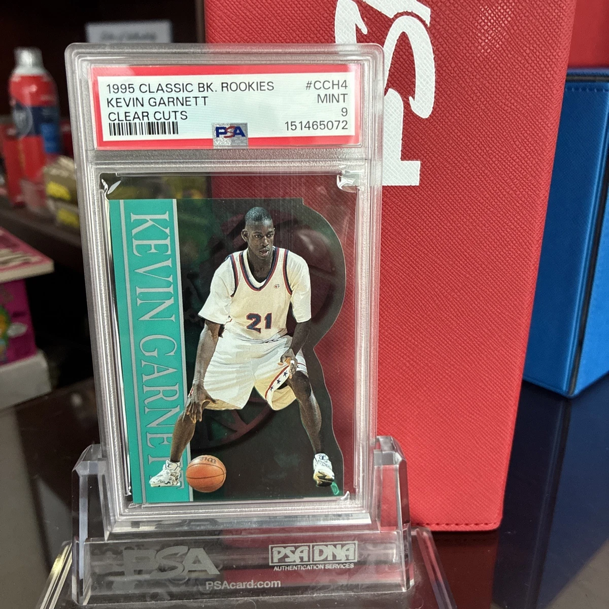 Kevin Garnett Professional Sports Authenticator (PSA) Basketball