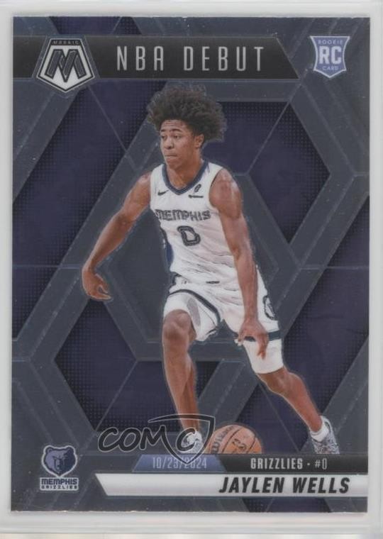 2024-25 Panini Mosaic NBA Debut Jaylen Wells #260 Rookie RC 1gg4