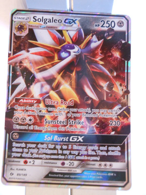 094PK089 - Solgaleo GX - 89/149 - Sun and Moon - Ultra Rare -