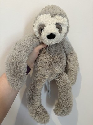 Brandneu mit Etikett Faultier Jellycat Plüschtier im Ruhestand brandneu Sammlerstück mittlere Größe