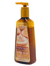 BATH & BODY WORKS SAVON POUR LES MAINS NETTOYAGE EN PROFONDEUR ÉPICES D'HIVER ET VANILLE 8 FL OZ NEUF