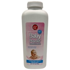 Baby Powder Cornstarch w/ Soothing Aloe Vitamin E, 8oz. 226g