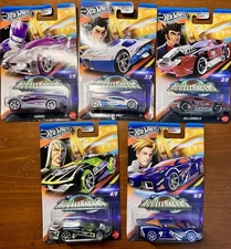 Hot Wheels G8094 1:64 Acceleracers Diecast Vehicle. Completed Set of 5 New NIB.