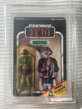 Product Image: 1983 Star Wars LANDO CALRISSIAN Skiff Guard Disguise ROTJ graded AFA 70 65-Back 