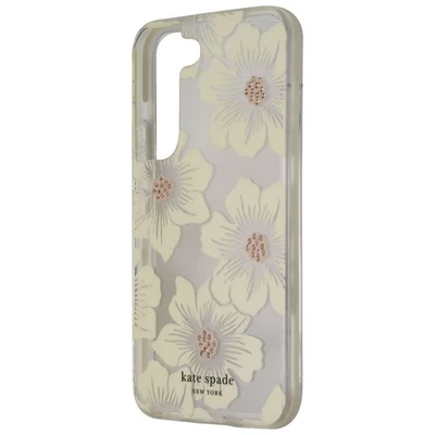 Kate Spade Defensive Hardshell Case for Samsung Galaxy S22 - Hollyhock Floral