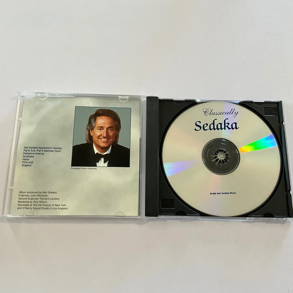 Neil Sedaka - Classically Sedaka CD 1996 Classical Pop Neil Sedaka Music Foto 2 de 3