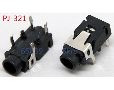 20Pcs 3.5mm Female Audio Connector 4 Pin DIP Stereo Headphone Jack PJ-321  #to