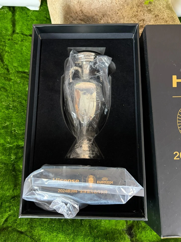 UEFA EURO Alemania 2024 Licencia Oficial Copa Trofeo Caja HISENSE Foto 2 de 4