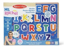 New! Ms. Rachel Wood Alphabet Phonics Sound Puzzle Builds Skills! Free Shipping