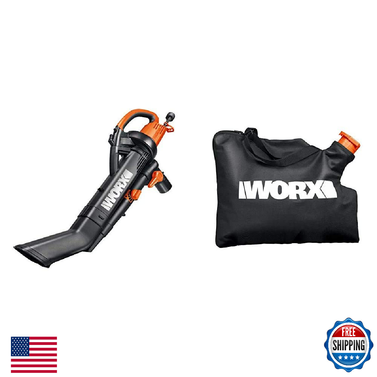 Mulcher Vacuum + Leaf Bag