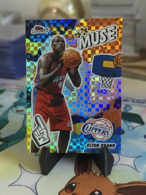 2025-26 Finest Elton Brand #M-29 Muse X-Fractor Los Angeles Clippers