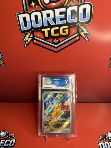 ACE 9 Mint Pikachu SVP027 Black Star Promo Elite Trainer Box Pokémon Card