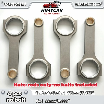 Forged 4340 H-Beam Connecting Rod for Honda K20 K20A2 K20Z1 K20Z3 139mm