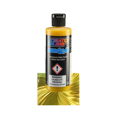 Createx Candy2O zitronengelb 4oz (120ml) Auto-Airbrush-Lack