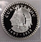 Vintage 1983 Cuauhtemoc "Viva Mexico" 1 Troy Oz .999 Fine Silver Proof Round