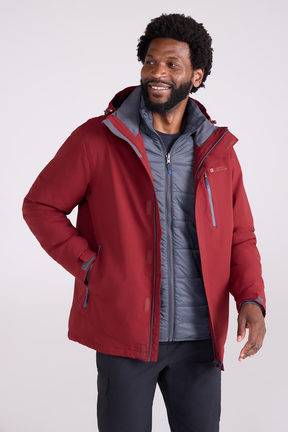 Mountain Warehouse Mens Sycamore 3 In 1 Waterproof Jacket - 3 In 1 Jacket