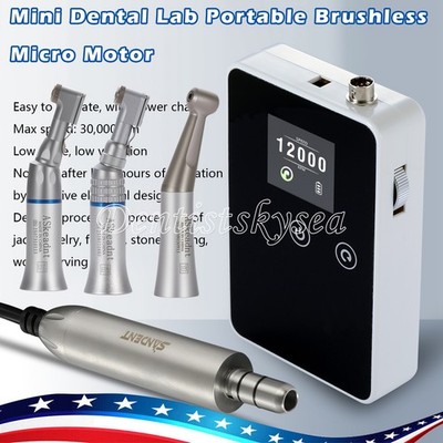 Dental Lab Marathon Electric Micromotor 35K rpm Motor Handpiece Contra Angle
