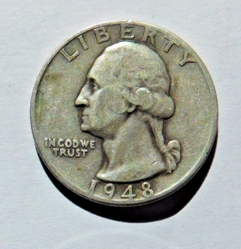 1948 Proof Washington Quarter 90% Silver United States Mint Coin