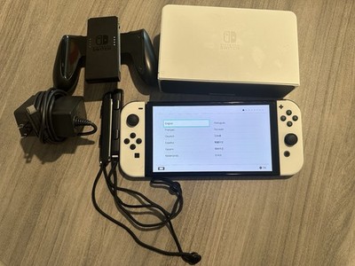 Nintendo Switch OLED Handheld Video Game Console White Joy-cons