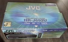 JVC Stereo Video Cassette Recorder Model HR-J692U New in Box VHS Player