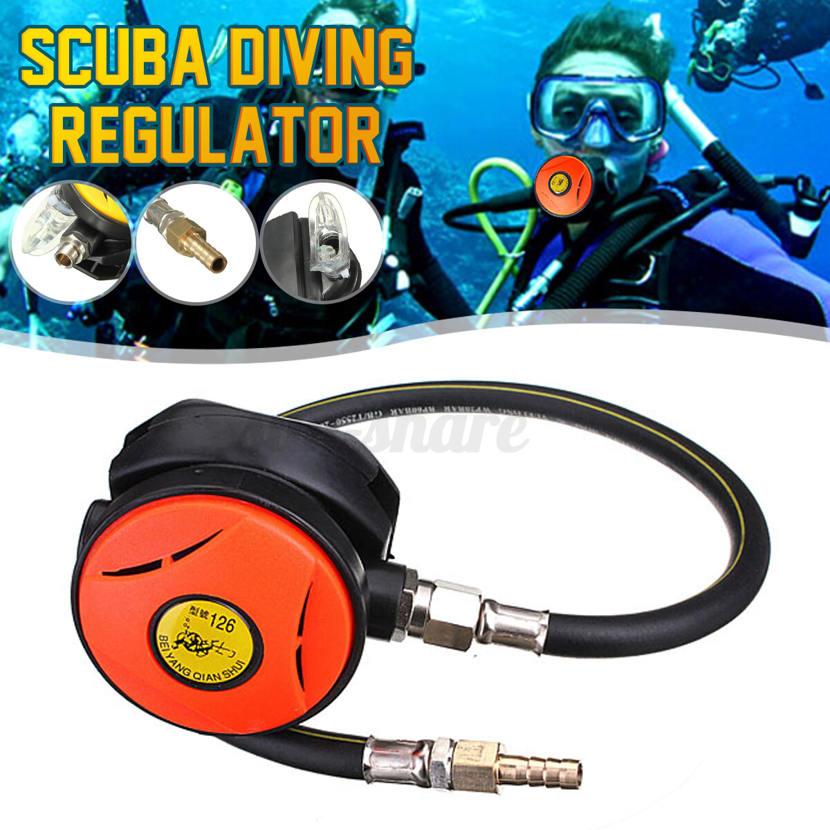 Regulators XS Scuba Hookah 2nd Stage Sporting Goods