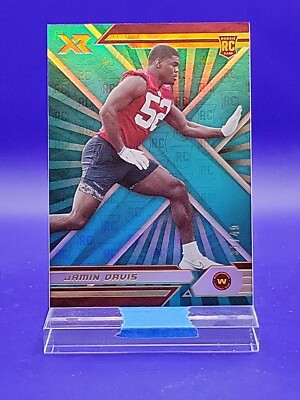 Jamin Davis 2021 Panini XR Teal Rookie Card SSP 31/49   Washington