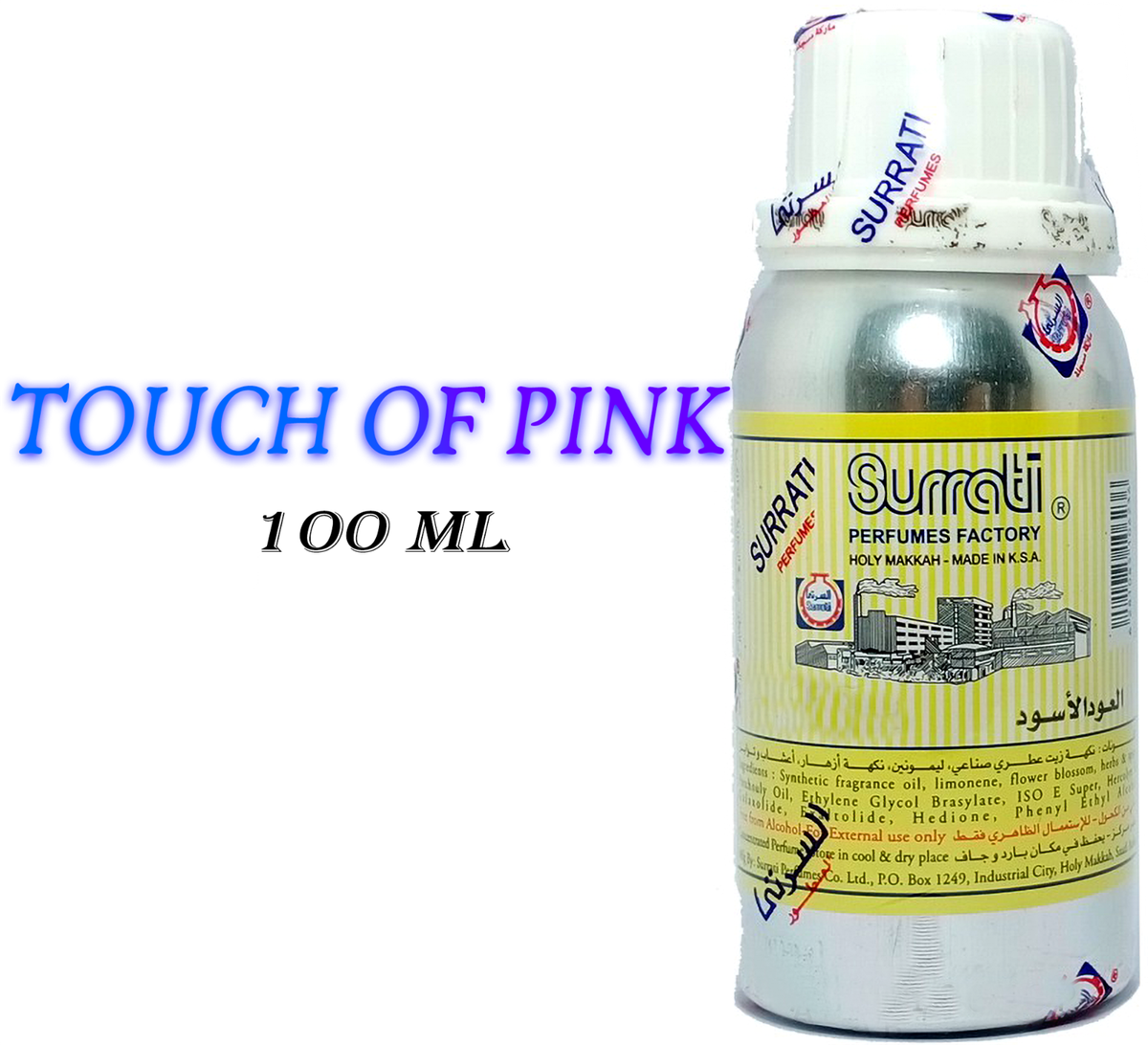 Touch of Pink Surrati concentrated Perfume oil ,100 ml packed, Attar