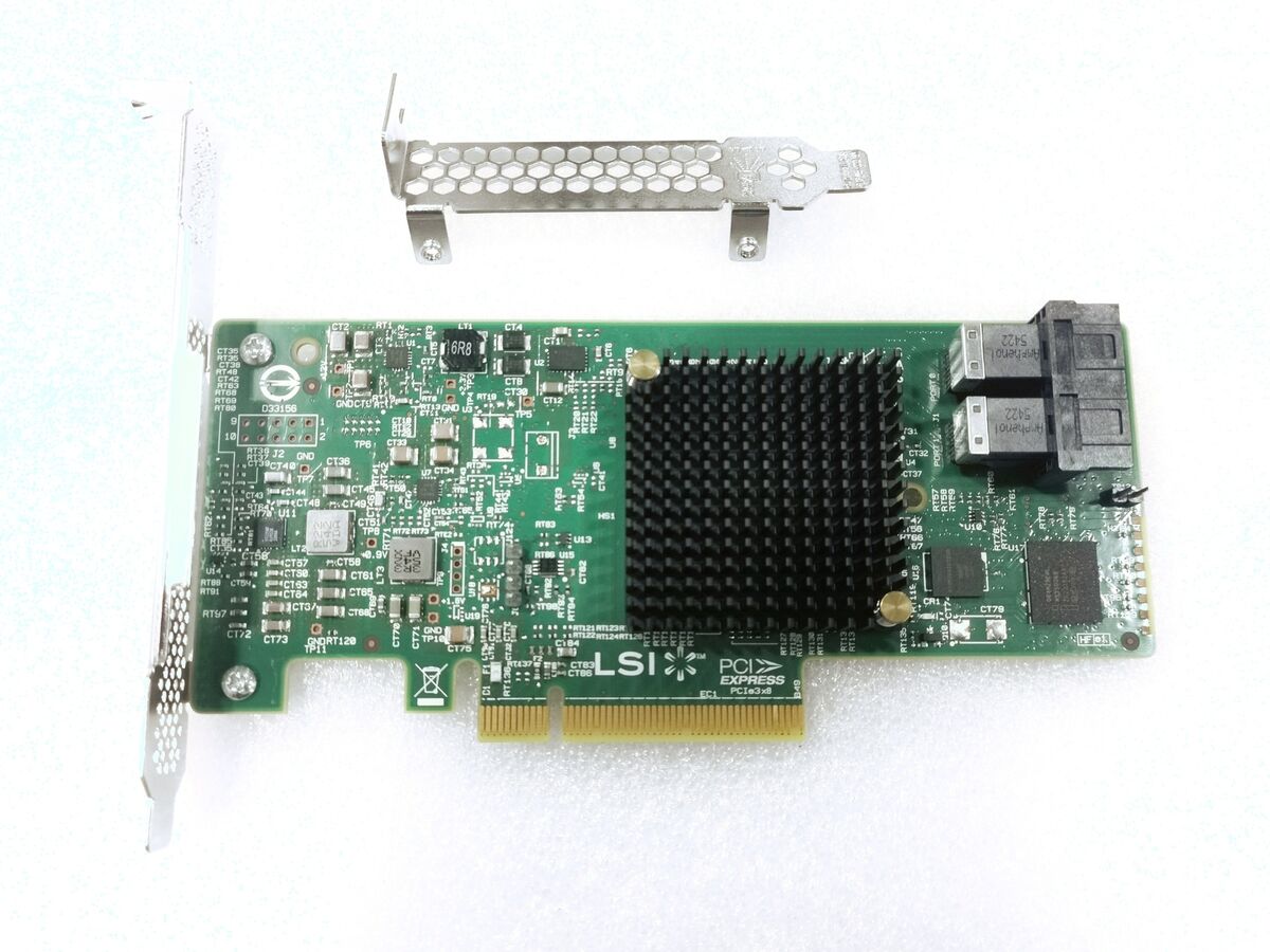 Pcie Sata Expansion Card Inspur LSI SAS3008 9300-8i SATA / SAS HBA Controller 12Gbps IT-Mode ZFS UnRaid E Raid Controller