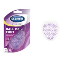 Dr. Scholl's Stylish Step Ball Of Foot Cushions For High Heels Soft Gel One Pair