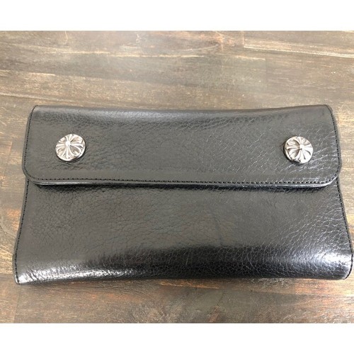 逸品】 CHROME クロムハーツ Wave HEARTS WAVE HEARTS WALLET Wallet