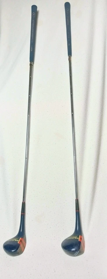 Autógrafo de colección para diestros Northwestern Golf Co. Betty Jameson 1 y 3 maderas Foto 4 de 4