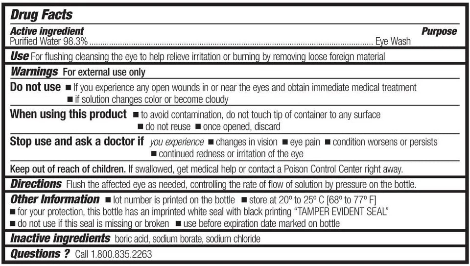 4 Kits 1 Oz Eye Wash Kit FIRST AID ONLY Eye flushing solution With Pads & Strips - Image 4 of 4