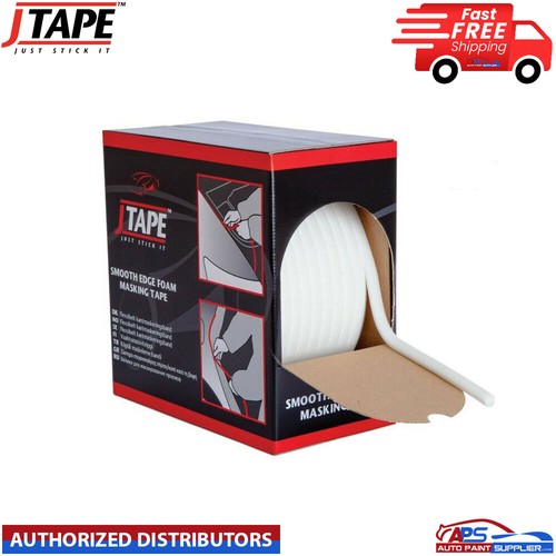 J Tape Masking Tape Smooth Soft Edge Foam 13mm x 50m J Tape Car Paint