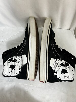 Vans Fillmore Hi Skull Men\'s Sneaker Black Casual Shoes Mens Size 9.5 Vans Fillmore Hi Skull Men main image 2