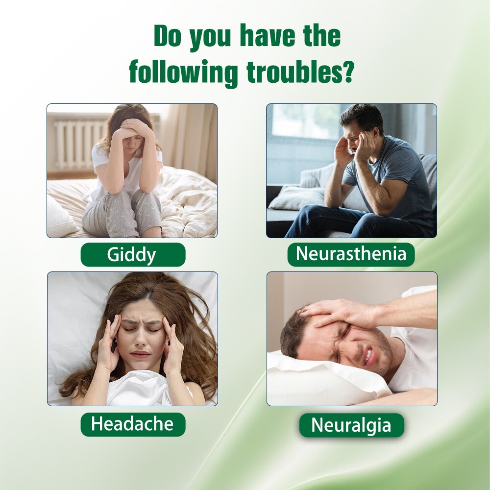 Migraine Headache Relief Patch 20pc - Neuralgia Dizziness Neurasthenia Sooth Pad