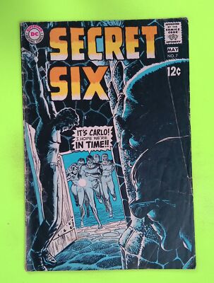 Secret Six #7 Vol. 1 1969 DC Comics Low Grade Comic Book L95-85 | eBay