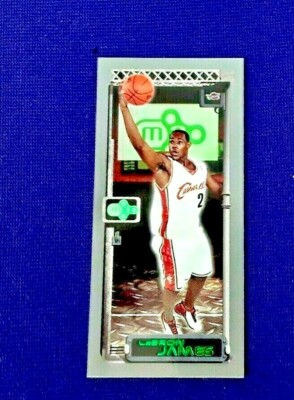 2003-04 TOPPS MATRIX MINI LEBRON JAMES RARE M3 BACK VARTIATION 