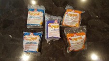 Lot of 5 1994 McDonalds Happy Meal spiderman Figures - New in Original Packaging