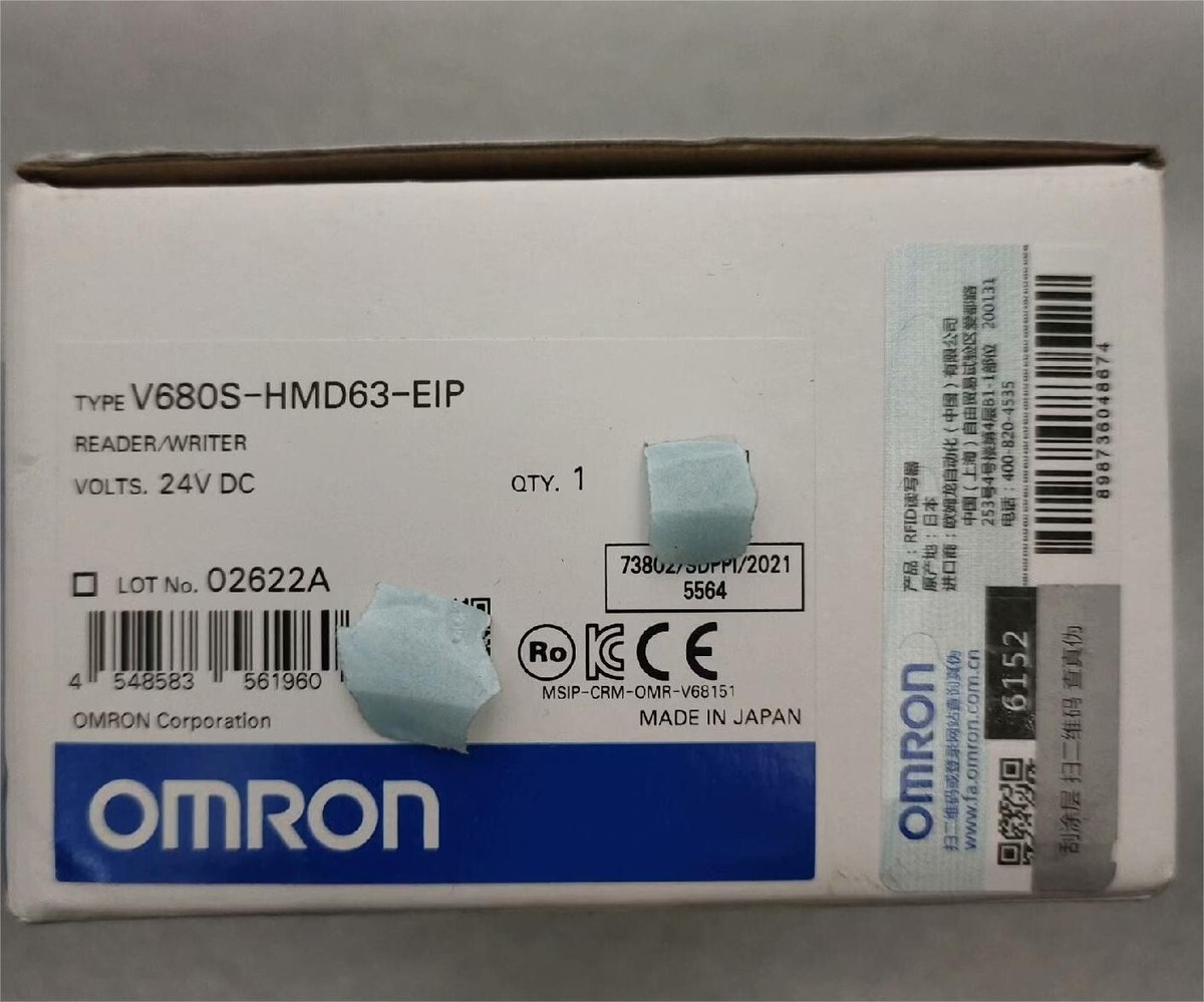 OMRON V680S-HMD63-EIP 24V DCリレー V680S-HMD63-PNT Omron Automation and Safety | Mouser