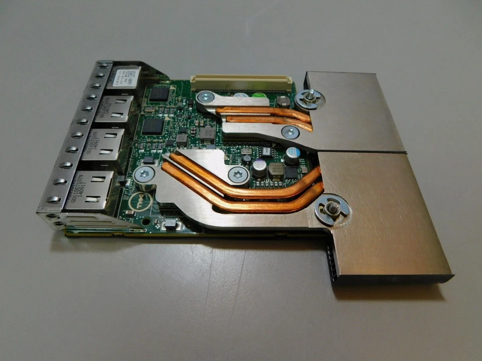 Dell G8RPD Broadcom 57800 4 Port 1/10GbE RJ45 R630 R730 Network Mezzanine Card - Image 3 of 4