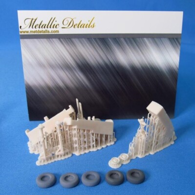 FMA IA-58A Pucara, Detailing set Landing Gears (Kinetic) 1:48 Resin, 3D-Printed