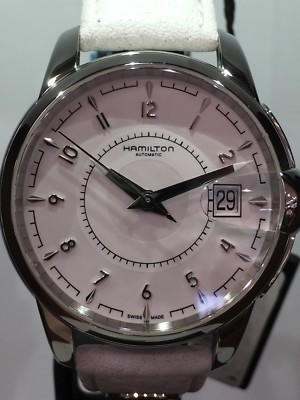 NEW Authentic HAMILTON RAILROAD H404150 38MM STRAP S/S Box/Papers