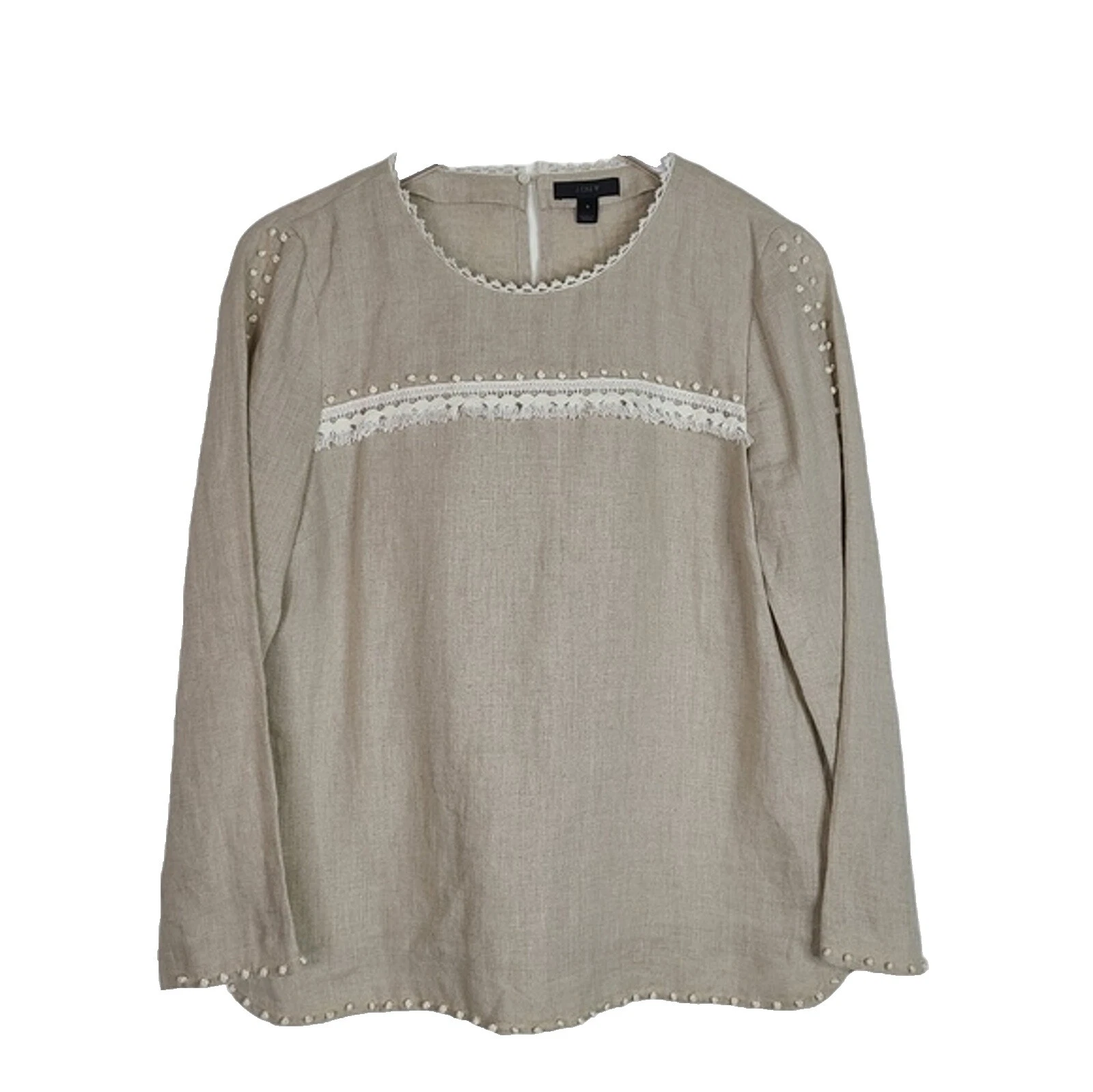 Fringe Long Sleeve Tops for Women