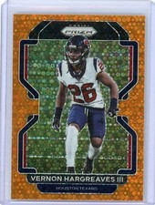2021 Panini Prizm Vernon Hargreaves III Texans Orange Disco Prizm Parallel #39