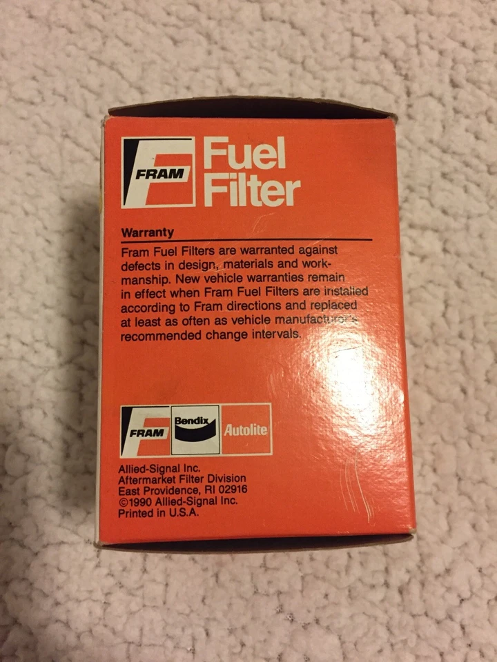 Filtro de combustible para Honda Prelude Accord Civic Fram 1982-1987 Foto 2 de 2