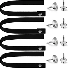 Windyun 4 Sets RV Door Straps Boat Ladder Strap 18 Inch RV Sliding Door Security