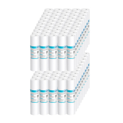 1-100 Pack 1/5/10/20/25/50 Micron 10''x2.5'' Sediment Water Filter Whole House NSF