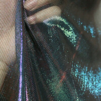 Mermaid Glitter Mesh Fabric Sheer Organza Gauze Gradient Dress Making DIY