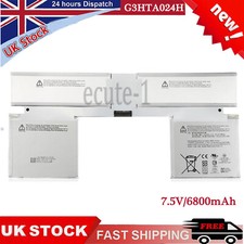 New Replacement Battery For Microsoft Surface BOOK G3HTA024H G3HTA023H 6800mAh