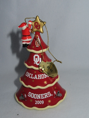 Oklahoma Sooners Danbury Mint 2009 Christmas Tree Annual Ornament